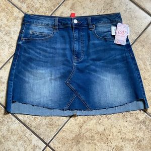 Chelsea & Violet denim mini skirt